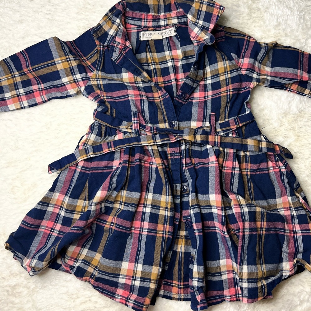 Baby dress stripe multicolor